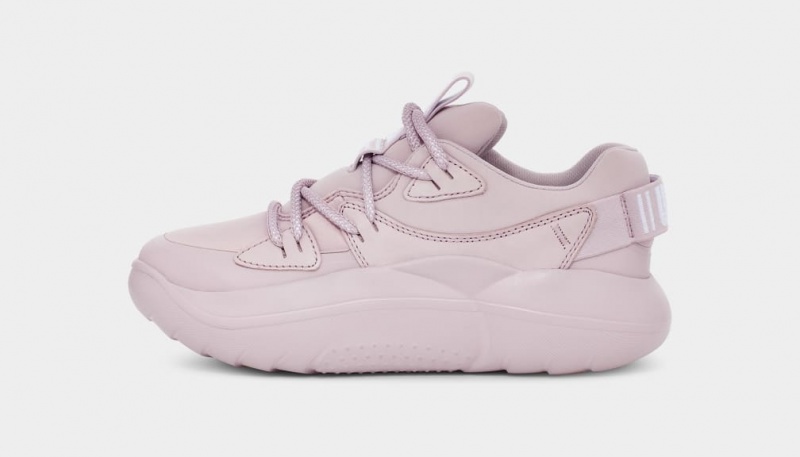 Ugg LA Cloud Spets Sneakers Dam Rosa Grå | Sverige-72314