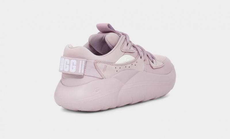 Ugg LA Cloud Spets Sneakers Dam Rosa Grå | Sverige-72314