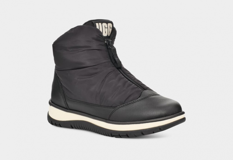 Ugg Lakesider Zip Ankle Stövlar Dam Svarta | Sverige-34051