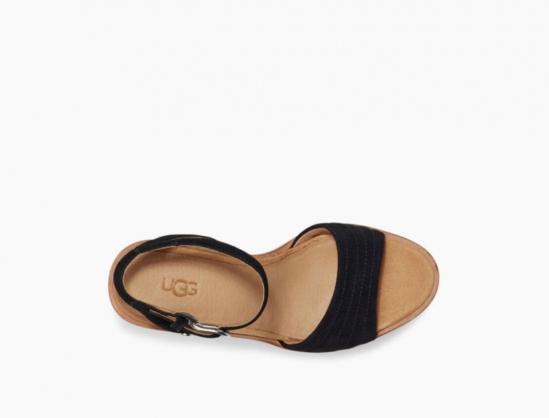 Ugg Laynce Sandaler Dam Svarta | Sverige-50129