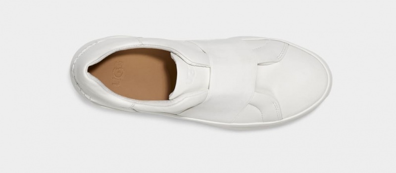 Ugg Libu Läder Sneakers Dam Vita | Sverige-54739