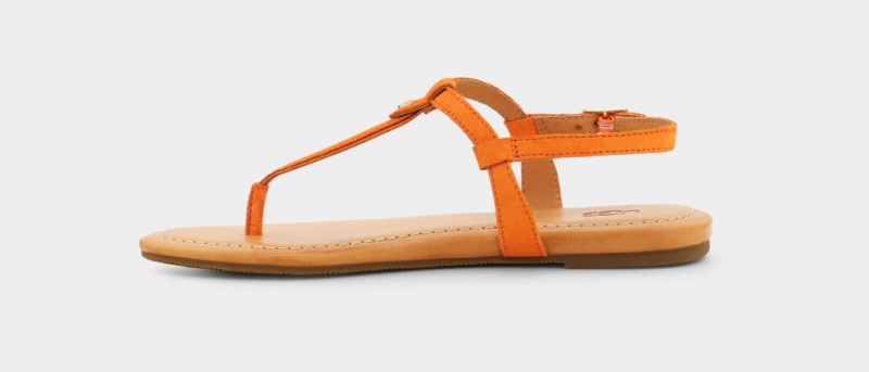 Ugg Madeena Mocka Flip Flop Sandaler Dam Orange | Sverige-89172