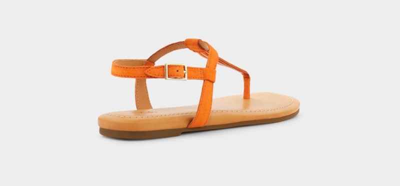 Ugg Madeena Mocka Flip Flop Sandaler Dam Orange | Sverige-89172