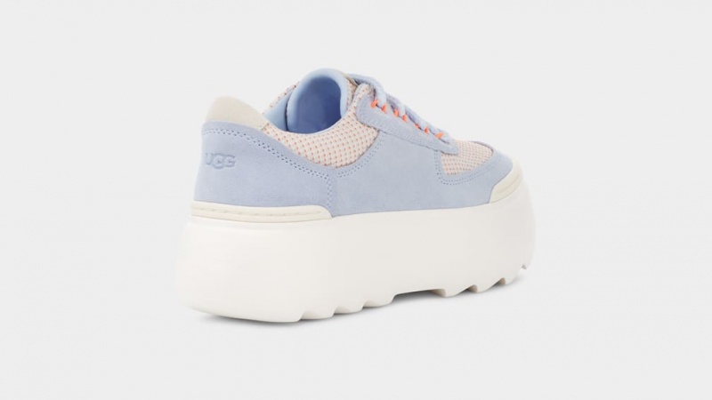 Ugg Marin Mega Spets Sneakers Dam Blå | Sverige-25471