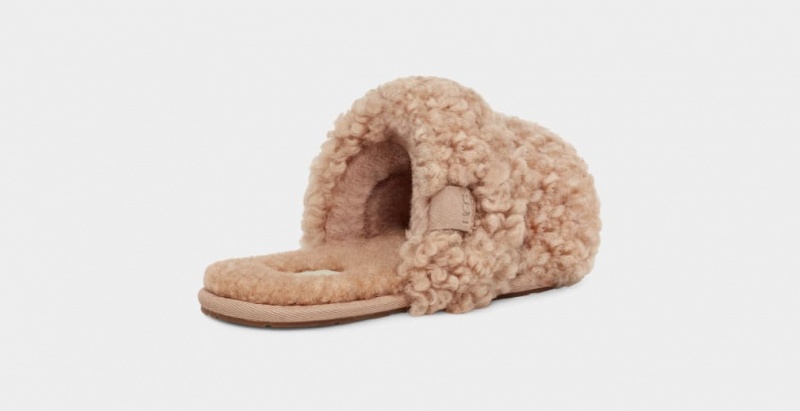 Ugg Maxi Curly Scuffetta Tofflor Dam Bruna | Sverige-28954