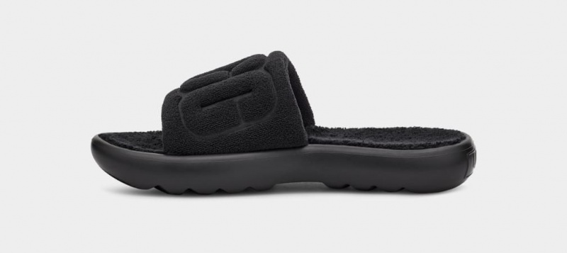 Ugg Mini Badtofflor Sandaler Dam Svarta | Sverige-75834