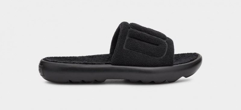 Ugg Mini Badtofflor Sandaler Dam Svarta | Sverige-75834