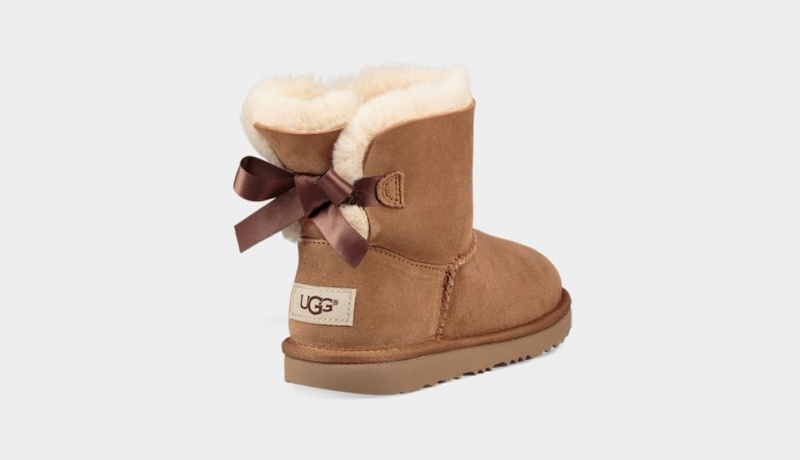 Ugg Mini Bailey Bow II Stövlar Barn Bruna | Sverige-08594