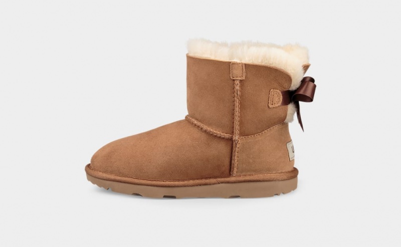 Ugg Mini Bailey Bow II Stövlar Barn Bruna | Sverige-08594