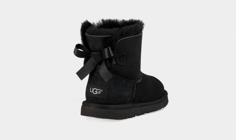 Ugg Mini Bailey Bow II Stövlar Barn Svarta | Sverige-67123