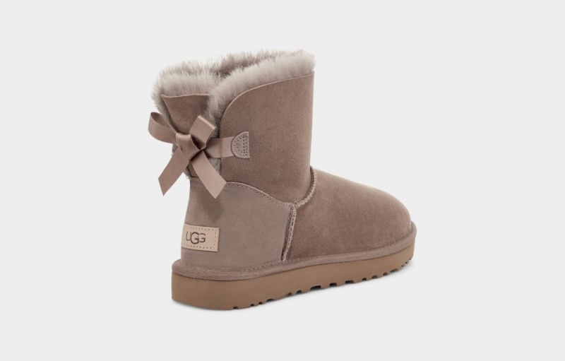 Ugg Mini Bailey Bow II Stövlar Dam Bruna | Sverige-04257