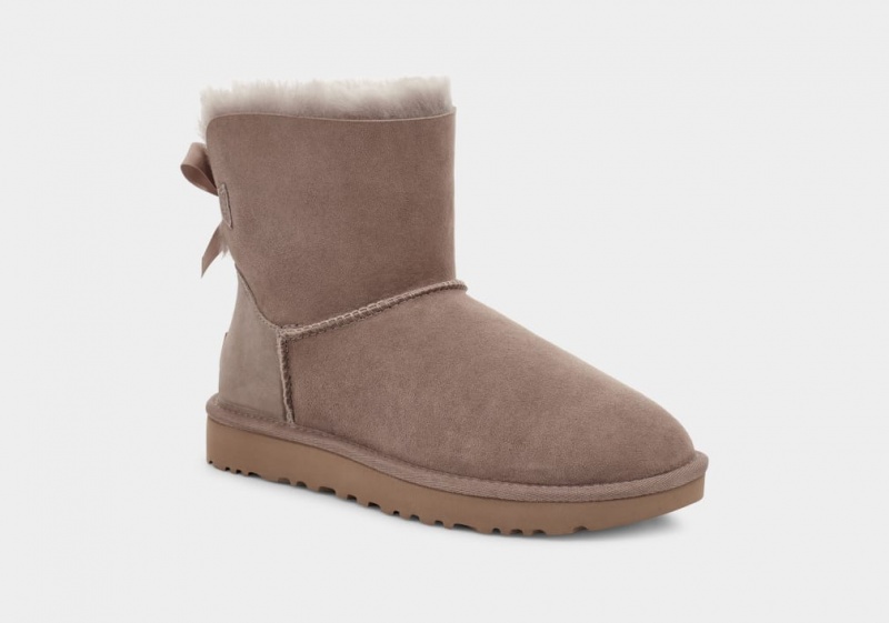 Ugg Mini Bailey Bow II Stövlar Dam Bruna | Sverige-04257