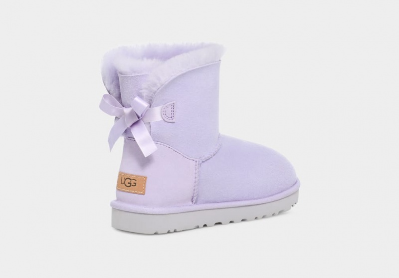 Ugg Mini Bailey Bow II Stövlar Dam Olivgröna | Sverige-19745