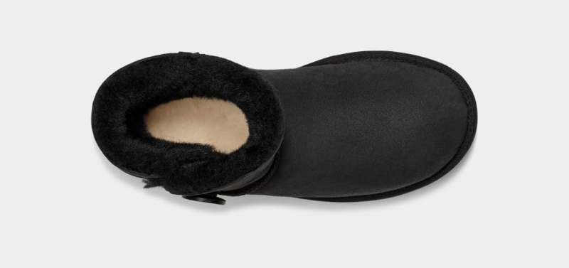 Ugg Mini Bailey Button II Stövlar Dam Svarta | Sverige-51360