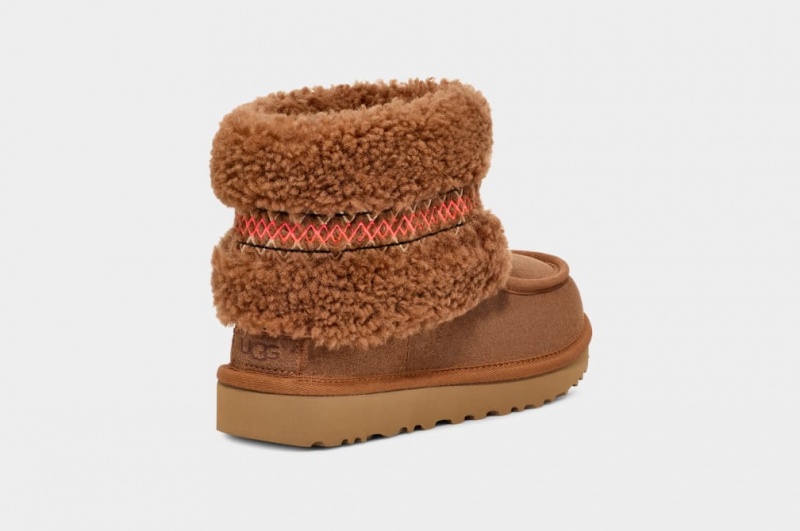 Ugg Mini UGG Braid Stövlar Dam Bruna | Sverige-97284