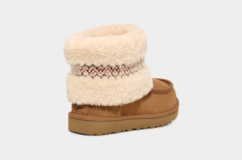 Ugg Mini UGG Braid Stövlar Dam Bruna | Sverige-81597