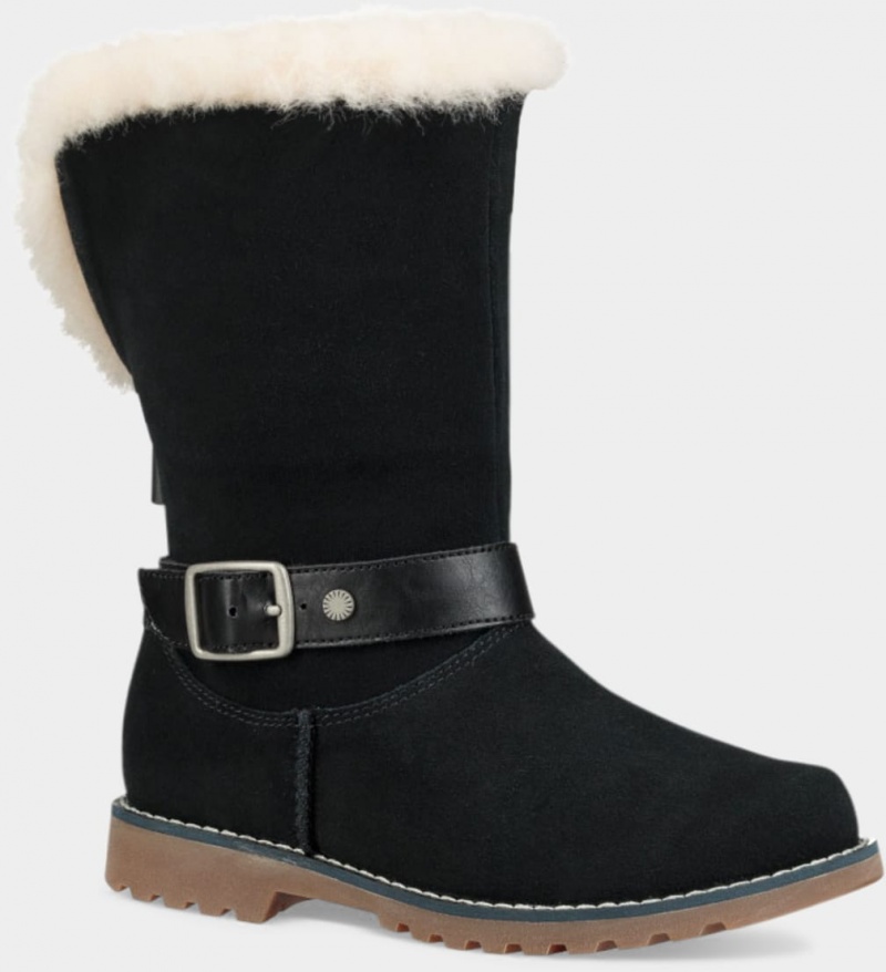 Ugg Nessa Stövlar Barn Svarta | Sverige-89761