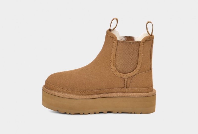 Ugg Neumel Platform Chelsea Stövlar Barn Bruna | Sverige-69834