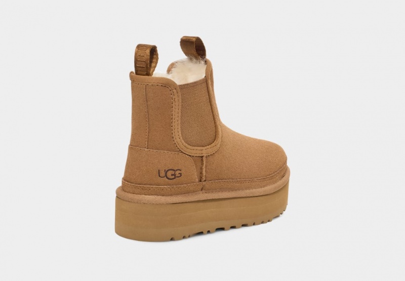 Ugg Neumel Platform Chelsea Stövlar Barn Bruna | Sverige-69834