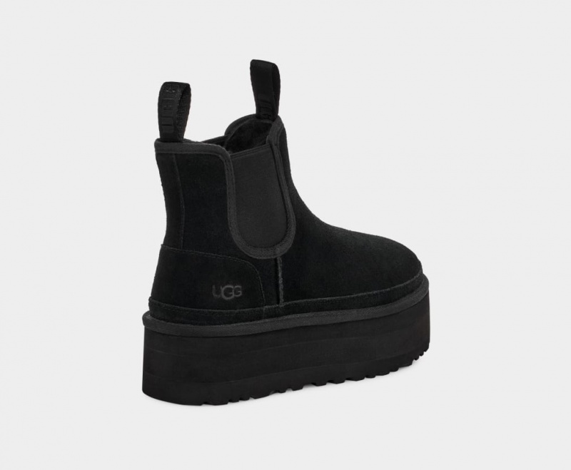 Ugg Neumel Platform Chelsea Stövlar Dam Svarta | Sverige-04759