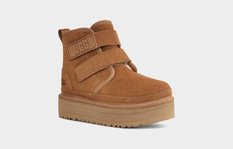 Ugg Neumel Platform Stövlar Barn Bruna | Sverige-70392