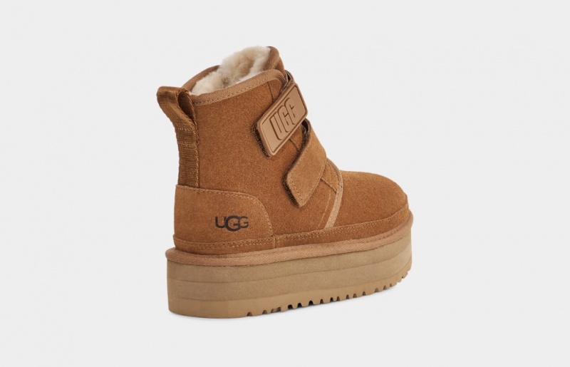 Ugg Neumel Platform Stövlar Barn Bruna | Sverige-70392