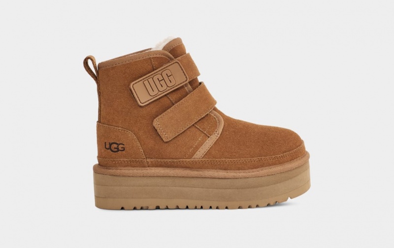 Ugg Neumel Platform Stövlar Barn Bruna | Sverige-70392