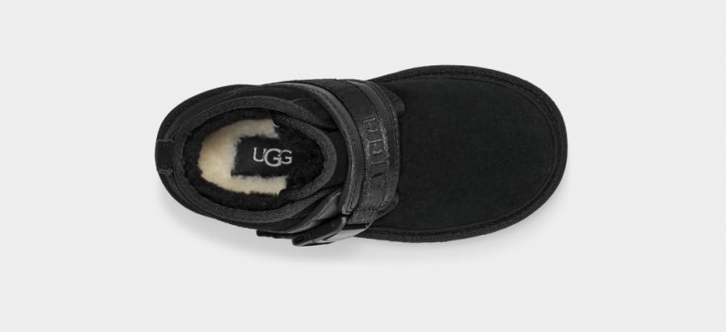 Ugg Neumel Snapback Stövlar Barn Svarta | Sverige-81692