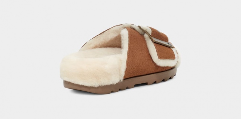 Ugg Outslide Spännen Badtofflor Tofflor Dam Bruna | Sverige-83769