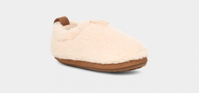 Ugg Plushy Tofflor Barn Beige Bruna | Sverige-59861