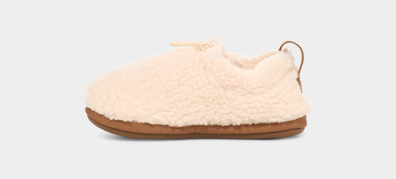 Ugg Plushy Tofflor Barn Beige Bruna | Sverige-59861