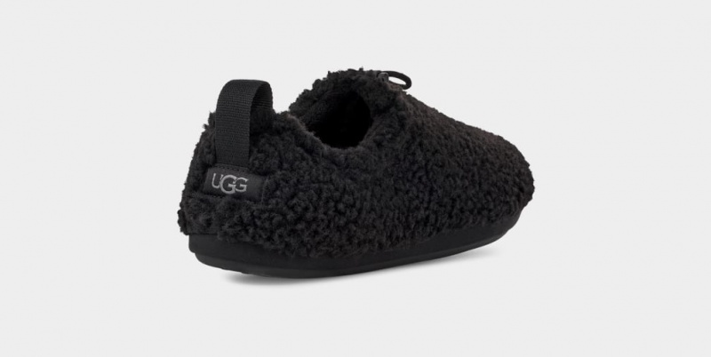 Ugg Plushy Tofflor Dam Svarta | Sverige-97853