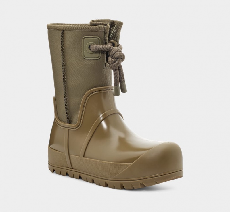 Ugg Raincloud Toggle Stövlar Dam Olivgröna | Sverige-61320