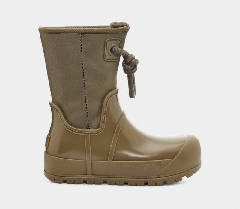 Ugg Raincloud Toggle Stövlar Dam Olivgröna | Sverige-61320