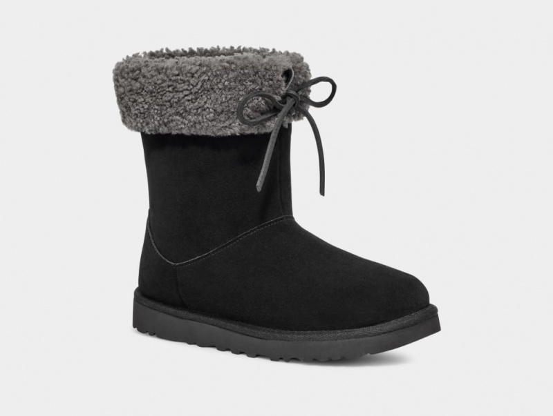 Ugg Sarissa Shearling Korta Stövlar Dam Svarta | Sverige-38274