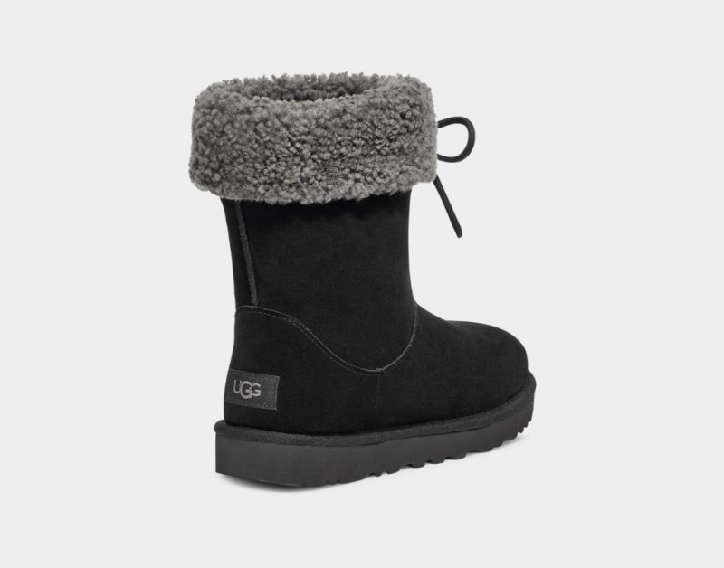 Ugg Sarissa Shearling Korta Stövlar Dam Svarta | Sverige-38274