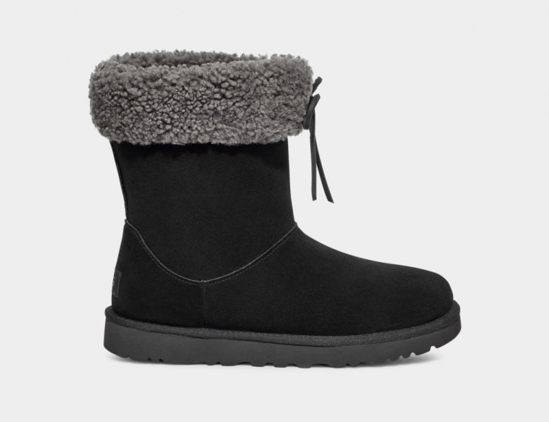 Ugg Sarissa Shearling Korta Stövlar Dam Svarta | Sverige-38274