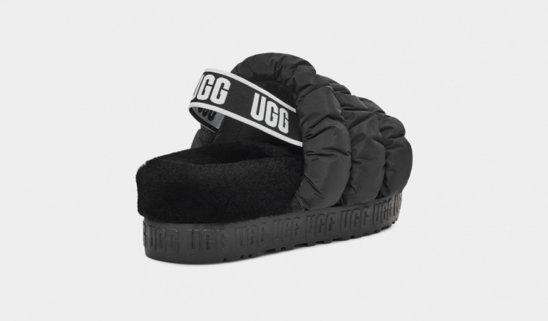 Ugg Scrunchita Tofflor Dam Svarta | Sverige-46751