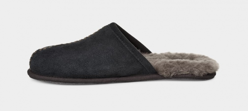 Ugg Scuff Deco Mocka Tofflor Herr Svarta | Sverige-08713