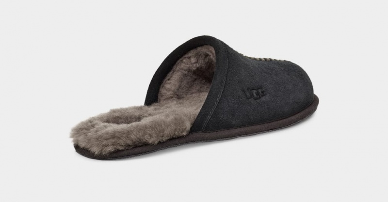 Ugg Scuff Deco Mocka Tofflor Herr Svarta | Sverige-08713