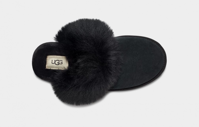 Ugg Scuff Sis Tofflor Dam Svarta | Sverige-83540