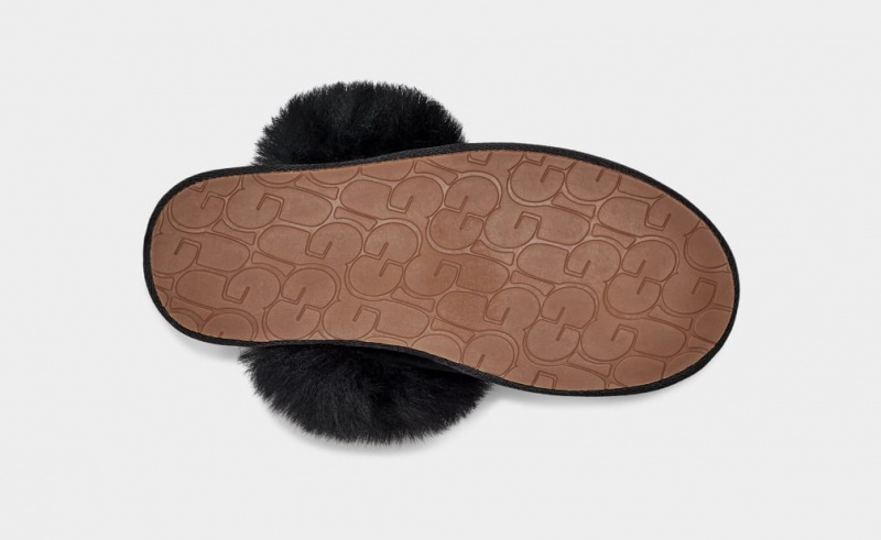 Ugg Scuff Sis Tofflor Dam Svarta | Sverige-83540