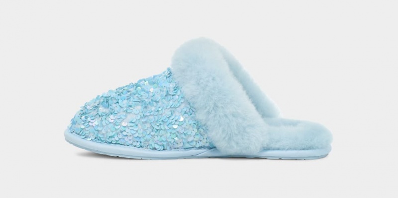 Ugg Scuffette II Tjock Sequin Tofflor Dam Turkos | Sverige-49103