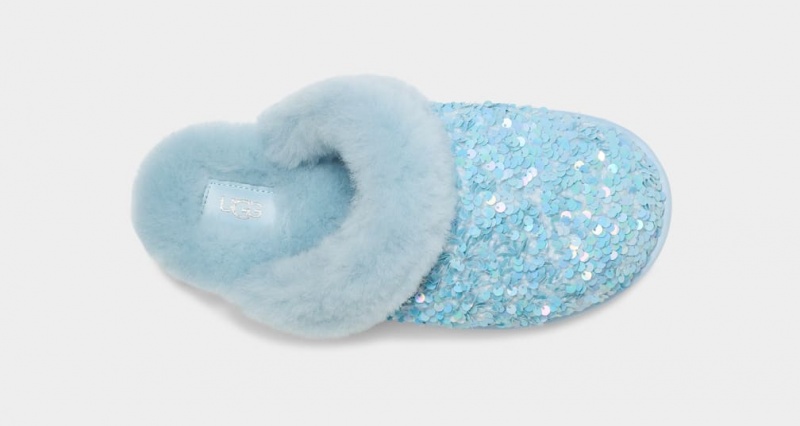 Ugg Scuffette II Tjock Sequin Tofflor Dam Turkos | Sverige-49103