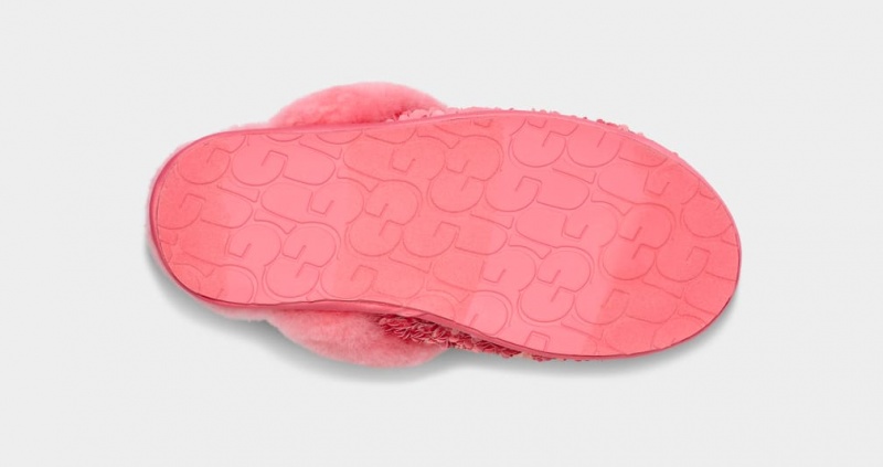 Ugg Scuffette II Tjock Sequin Tofflor Dam Rosa | Sverige-37968