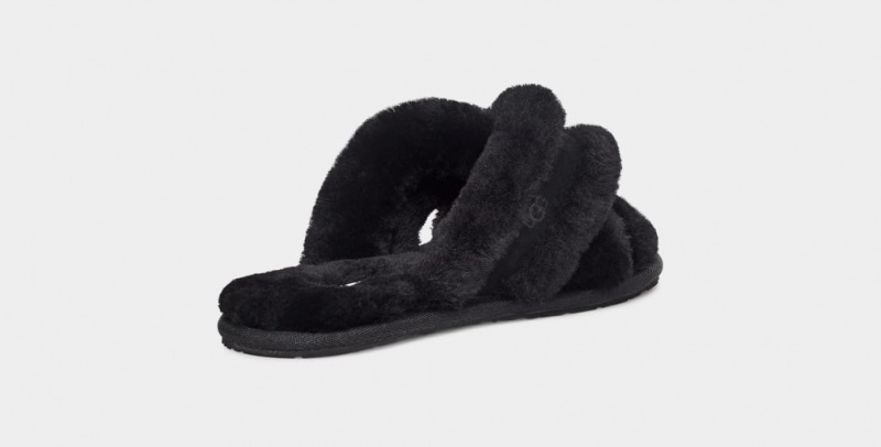 Ugg Scuffita Tofflor Dam Svarta | Sverige-93271