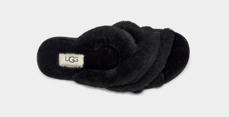 Ugg Scuffita Tofflor Dam Svarta | Sverige-93271