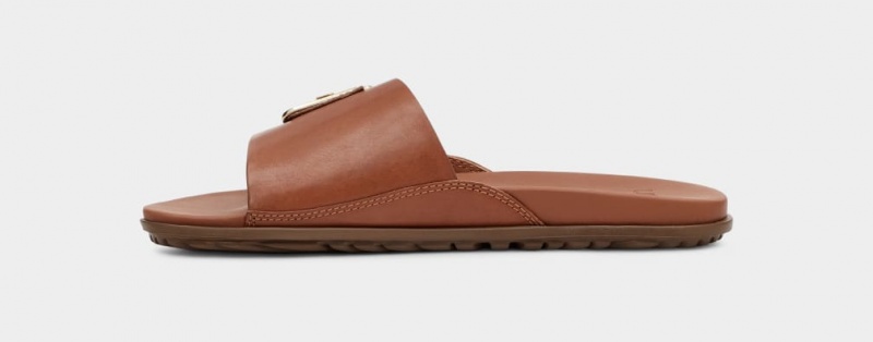 Ugg Solivan Spännen Badtofflor Sandaler Dam Bruna | Sverige-72814