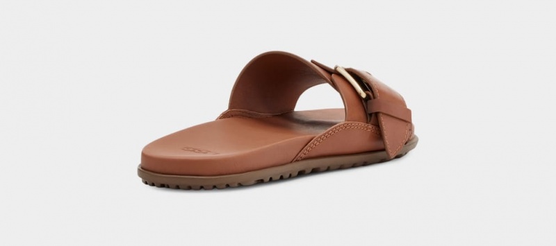 Ugg Solivan Spännen Badtofflor Sandaler Dam Bruna | Sverige-72814