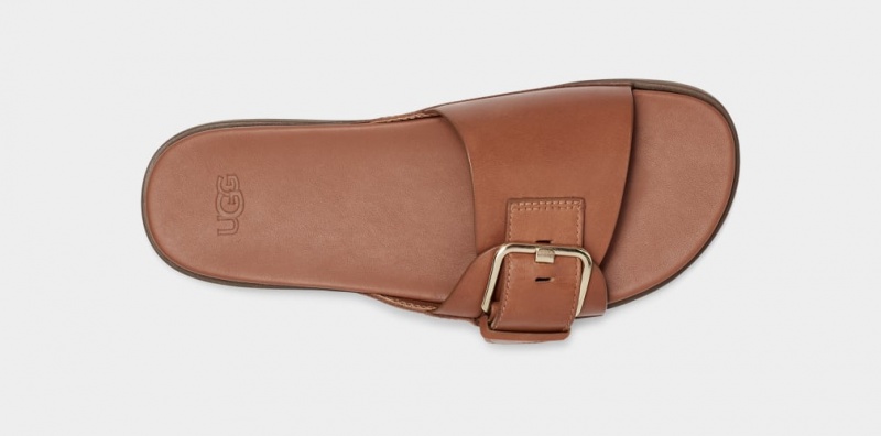 Ugg Solivan Spännen Badtofflor Sandaler Dam Bruna | Sverige-72814